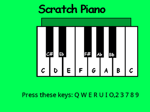 Scratch Piano (HIGHER NOTES)