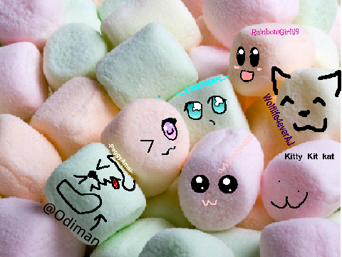 Add yourself as a marshmallow...  remix remix remix remix remix