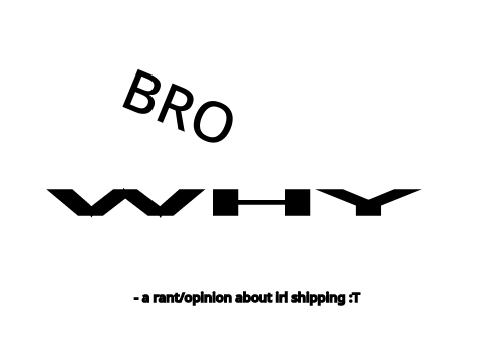 shipping irl ppl?? uhhh//