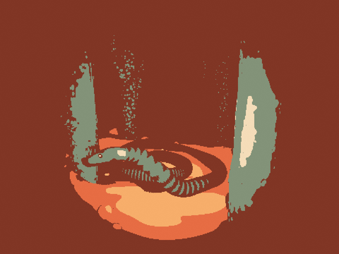 Cactus Snake Animated