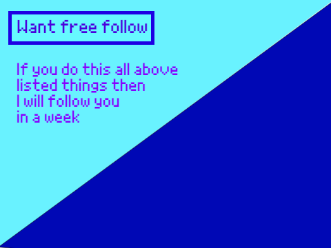 Free follow 