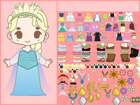 ✮Disney Dress Up✮ [updated] remix