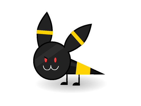 Naily as an Umbreon