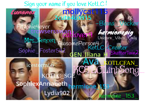 Remix: Sign your name if you love KOTLC!! ❤ ♡ ❤  remix remix