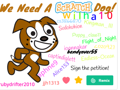 Petition for Scratch Dog! remix