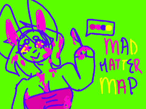 MAD HATTER - EYESTRAIN PALETTE MAP