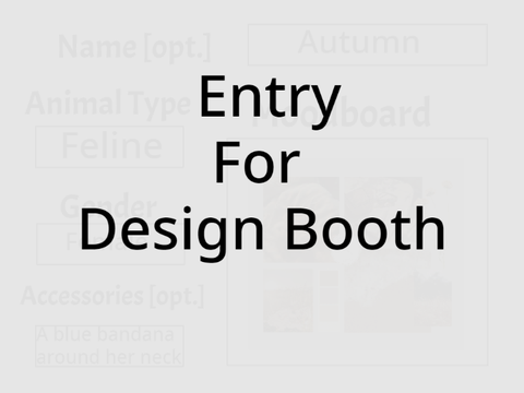 Entry For Design Booth