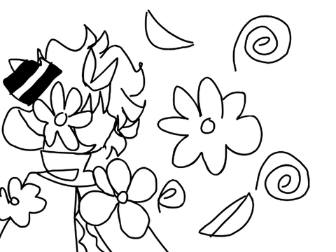 choking on flowers