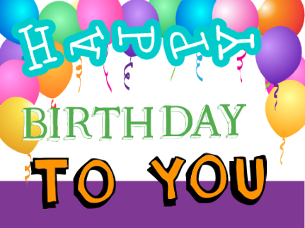 Birthday e-card