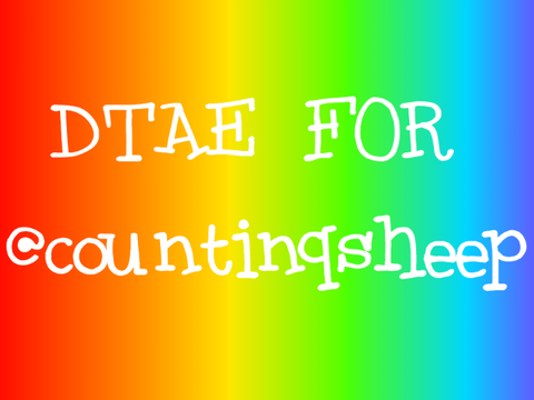 @countinqsheep DTAE