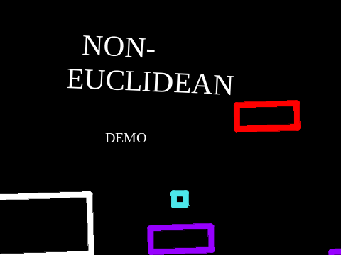 non-euclidean platformer demo | #games