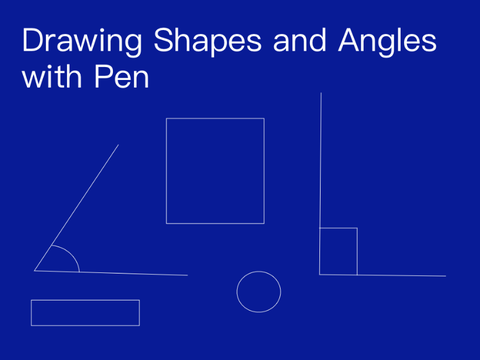 Drawing Shapes and Angles with Pen 