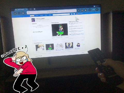 I accessed scratch on my TV!?