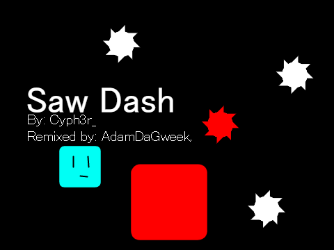 Saw Dash 1.2 (Old version). except you have a rainbow trail ;)