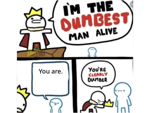 The Dumbest Man Alive Creator Template! W