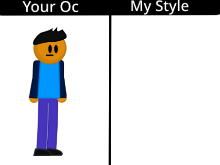 I draw your oc in my style! remix
