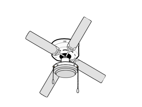 Hunter Low Profile II Ceiling fan