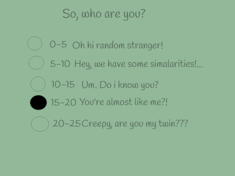 How much do I resemble you?