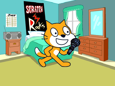 FNF Scratch Cat