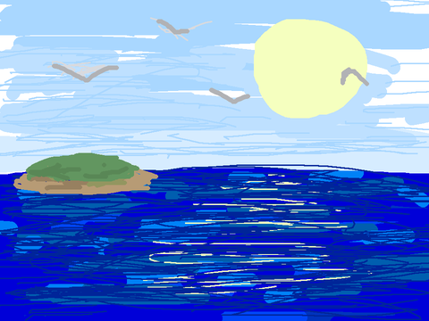 Pastel Bitmap Island