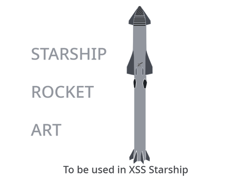 XSS Starship | Rocket Art