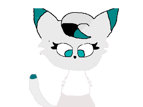 My first try at drawing a cat on scratch