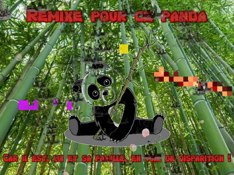 Remixe et signe pour les pandas ! remix remix