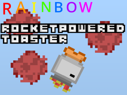 Rainbow Rocket Powered Toaster #Games