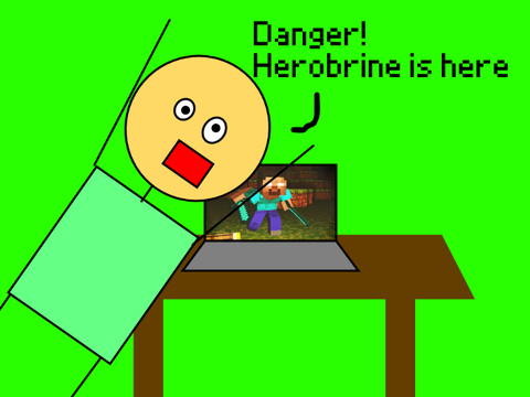 Danger! Herobrine is here