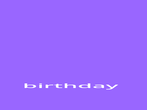 1 year birthday