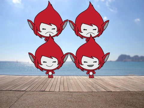 Giga In Multiple Backrounds