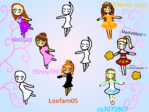 Add yourself as a dancer remix.....remix :)