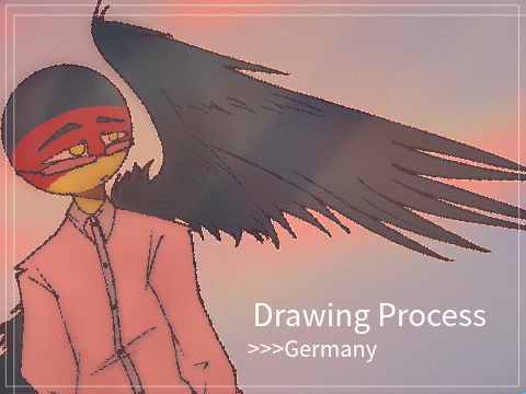 Countryhumans Drawing Process