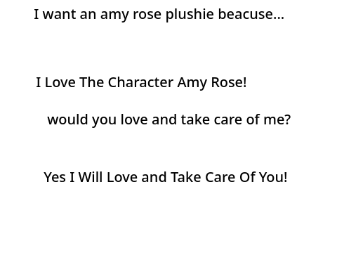 buy an Amy Rose Plushie remix