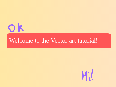 Me trying vector art with a guide