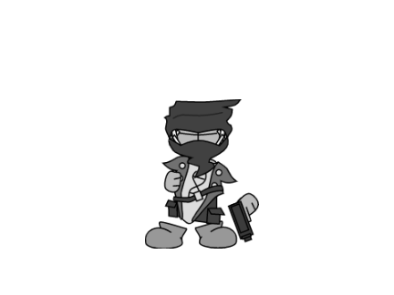 Scott in the style of B U G
