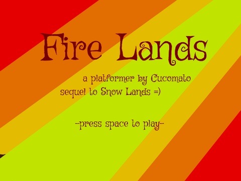 Fire Lands - Platformer
