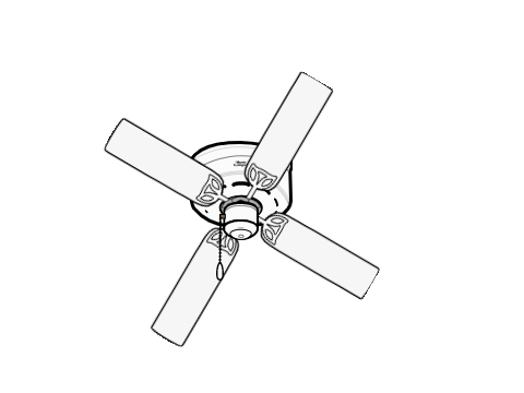 Hunter Low Profile III Ceiling fan