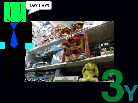 Add yourself laghing at elmo
