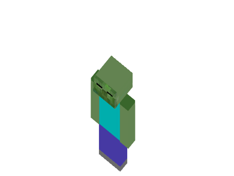 3d zombie template 
