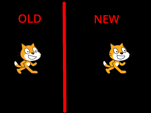 Old vs New scratch cat