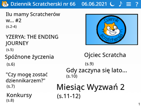 Dziennik Scratcherski nr. 66 (06.06.2021)