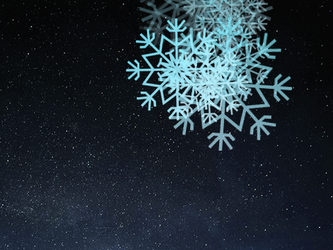 Fading Snowflake Cursor 