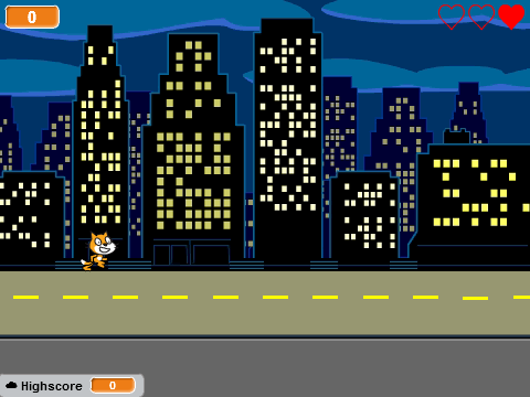 Scratch Cat Run