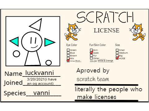 my scratch license