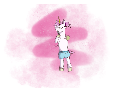 pink unicorn rapp