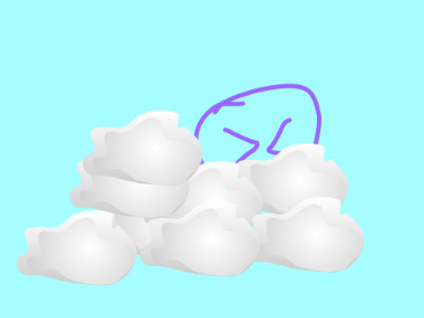 Perspective test but there are more clouds