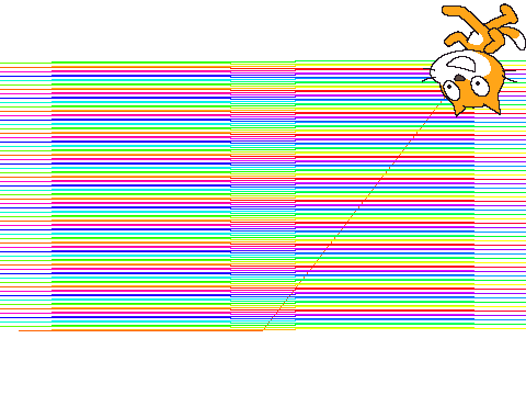 rainbow light effect