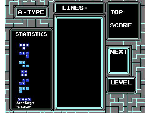 Tetris NES version remix