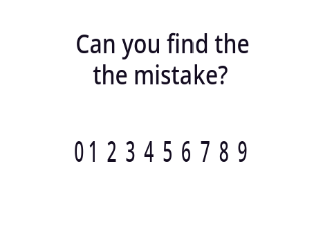 Can you find the mistake? remix